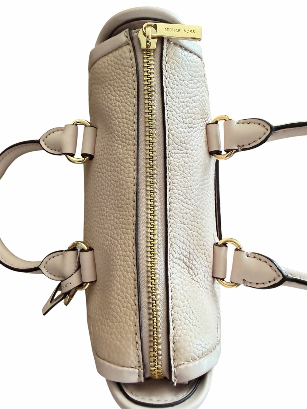 Michael Kors Carene Pink Pebbled Leather Mini Satchel NWT - Picture 7 of 10